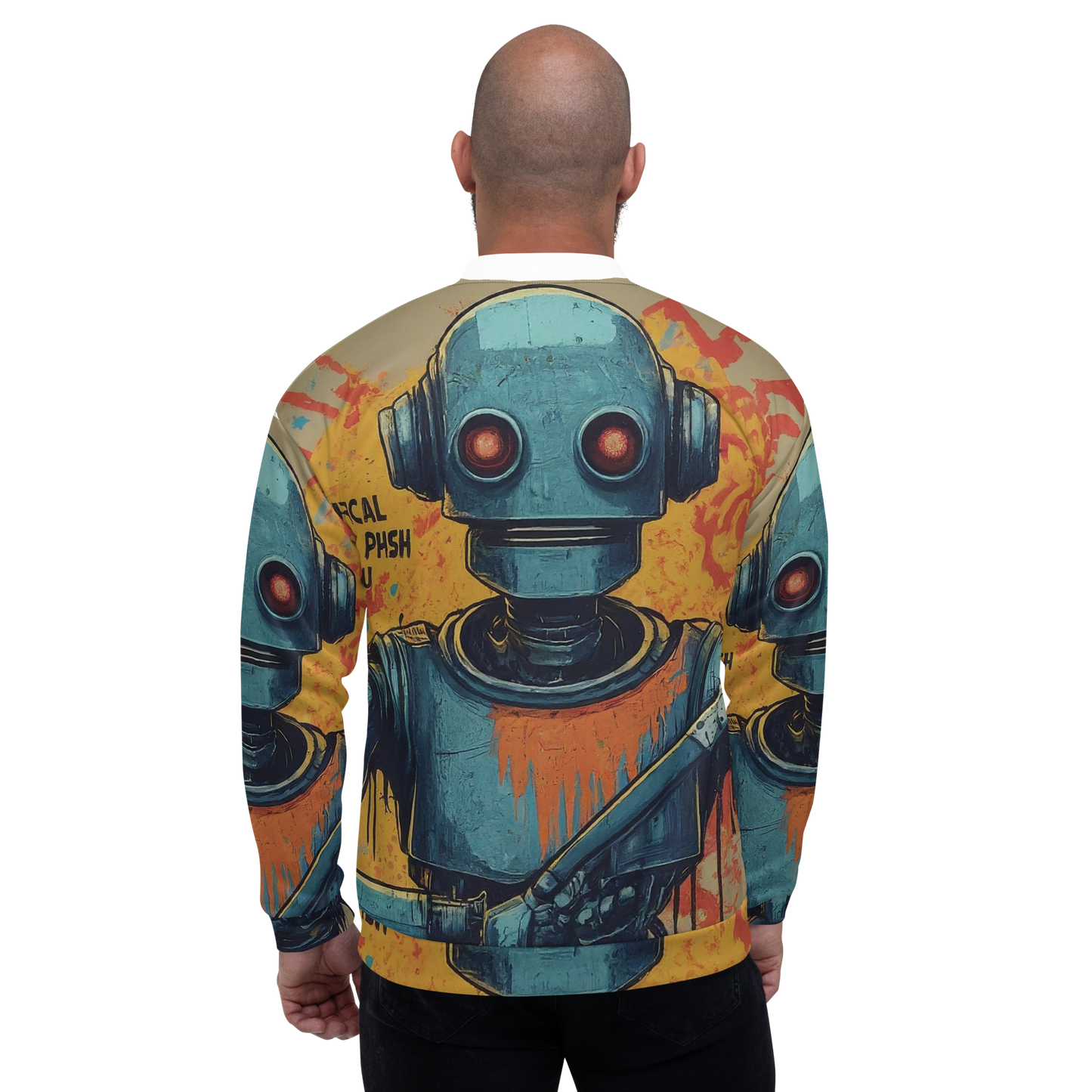 Roboartistic Unisex Bomber Jacket