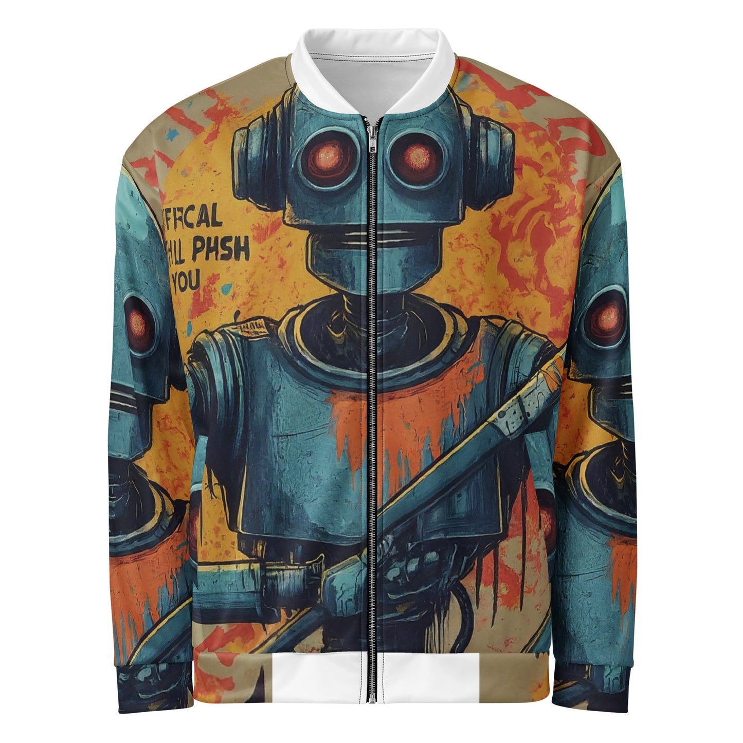 Roboartistic Unisex Bomber Jacket