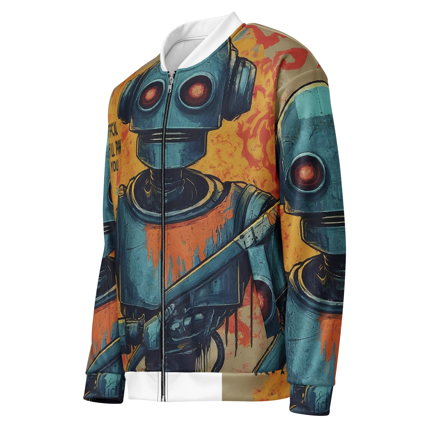 Roboartistic Unisex Bomber Jacket