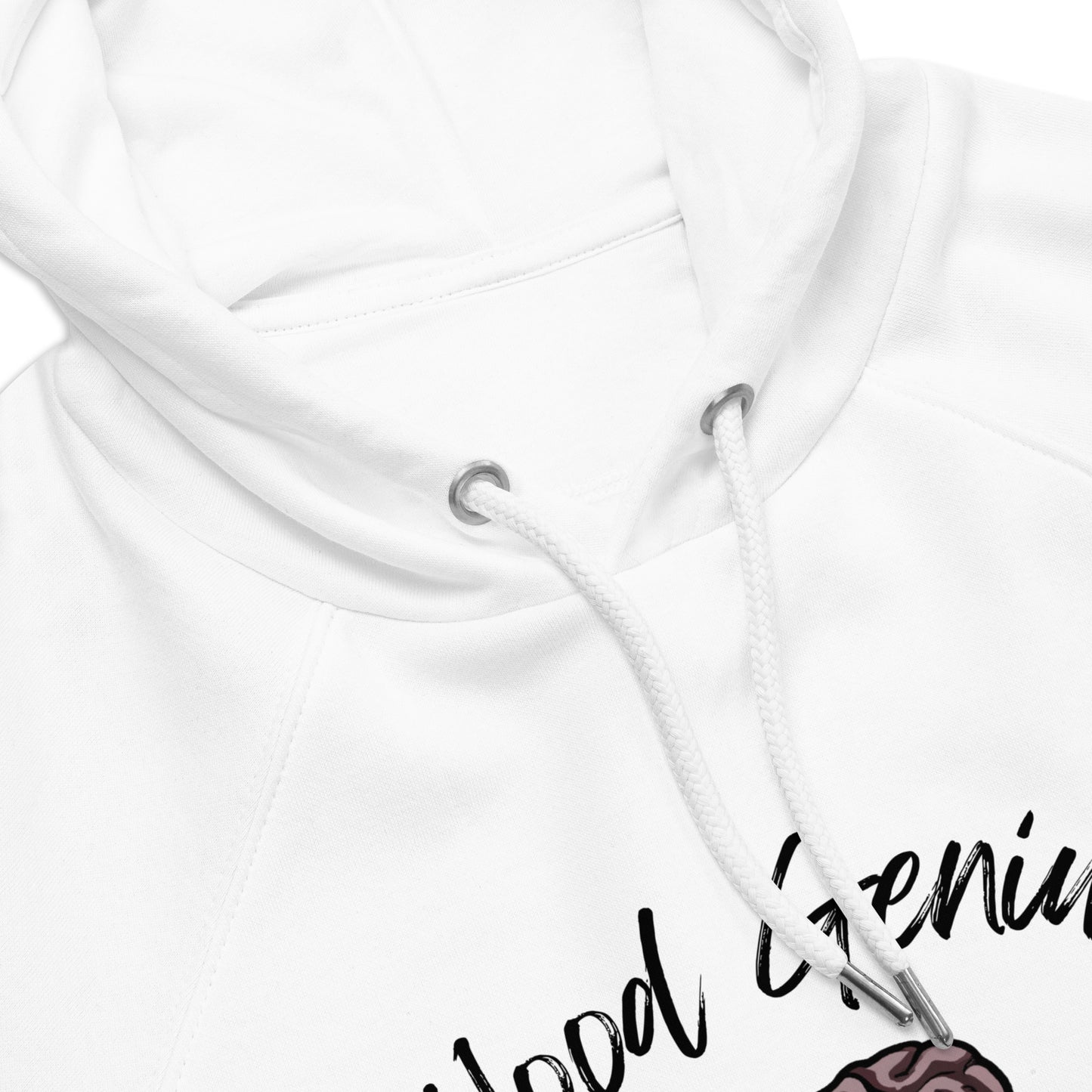 Hood Genius - Big Brain Unisex eco raglan hoodie